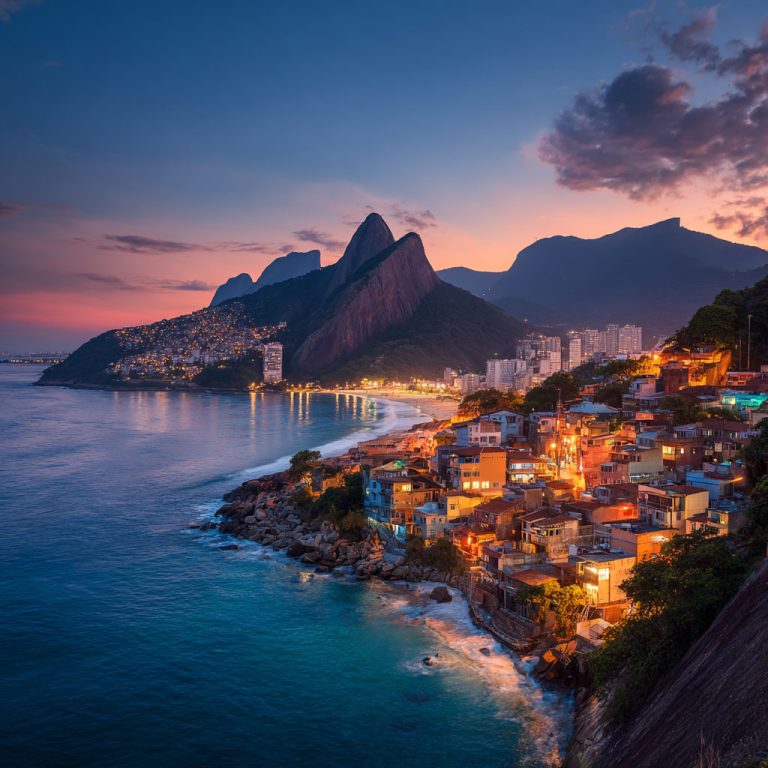 Aerial photo of Brazil